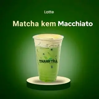 Hình ảnh Matcha latte macchiato 