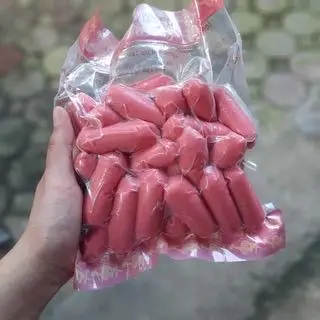 Hình ảnh xúc xích rối đỏ ( 3 cái ) 