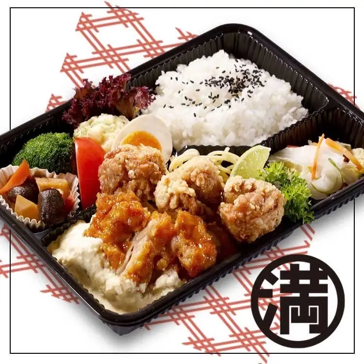 Hình ảnh Cơm hộp Gà Chiên Tempura Tartar & Gà Chiên Giòn