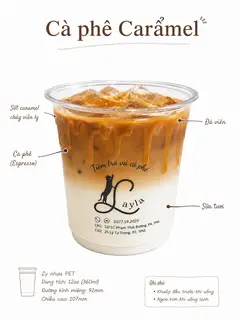 Hình ảnh Cà phê sữa caramel