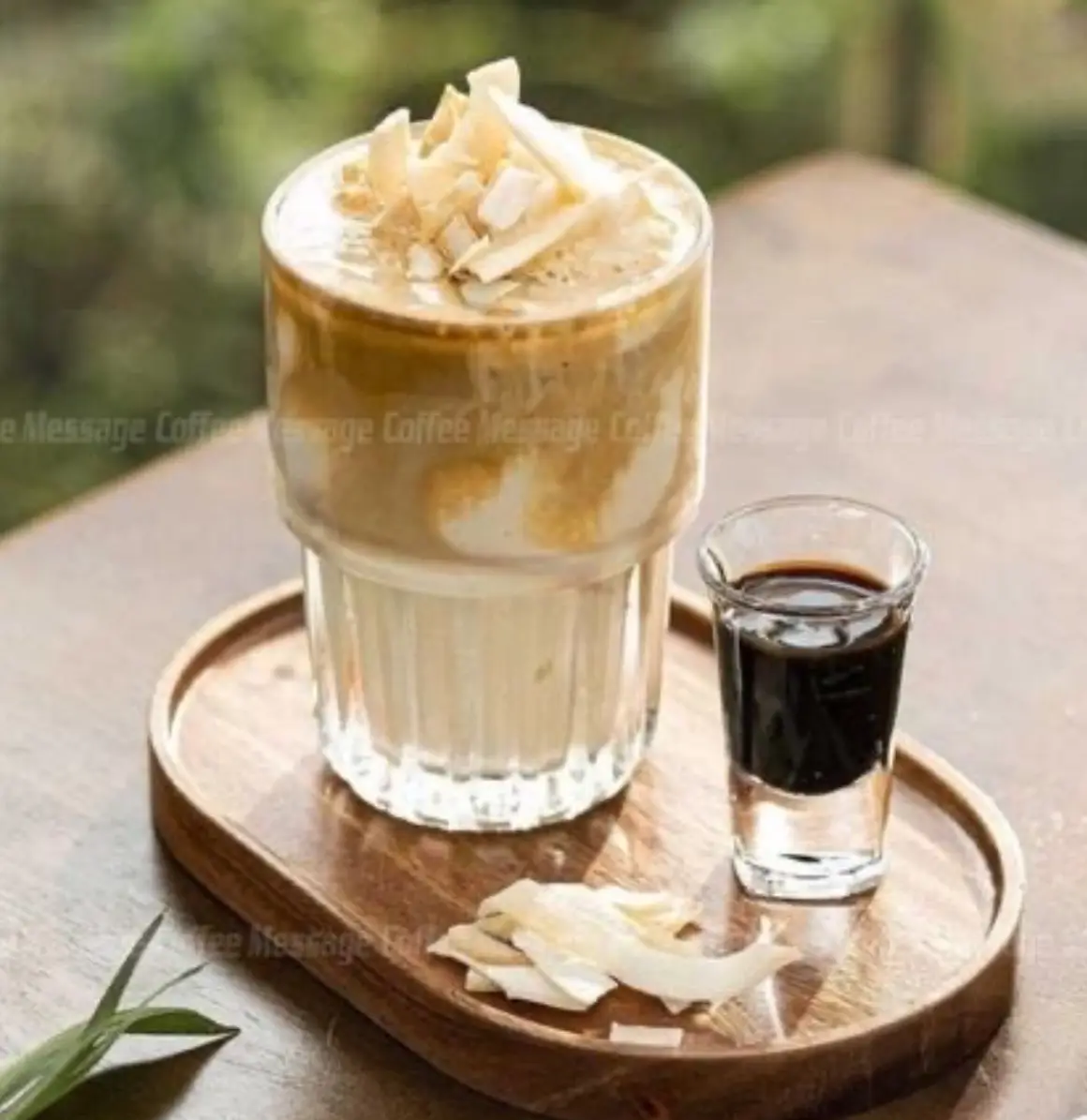 Hình ảnh Cà phê dứa macchiato