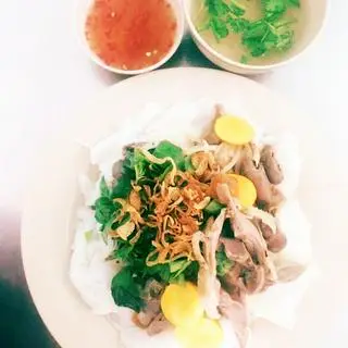 Hình ảnh bánh ướt gà xé
