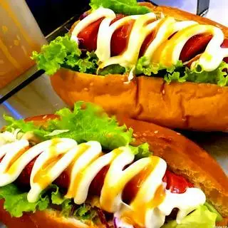 Hình ảnh Hotdog Xúc Xích Trứng Cuộn - Bò- Cay