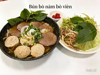 Hình ảnh Bún bò nạm bò viên