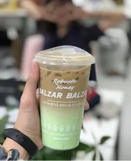 Hình ảnh Cà Phê Sữa Dứa - Pandan Coffee Latte
