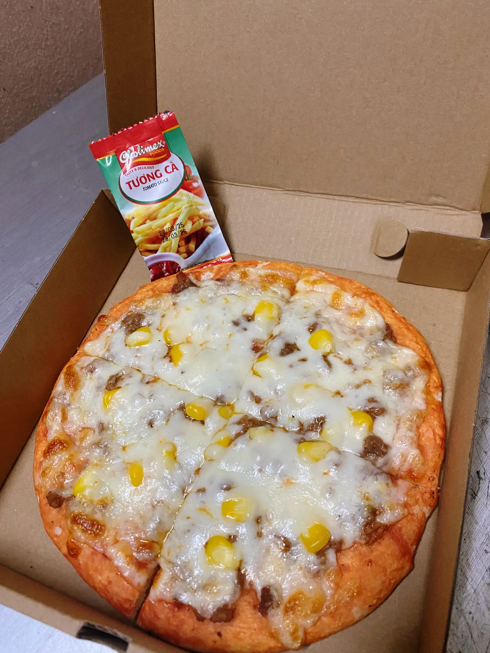 Hình ảnh Pizza bò ngô S