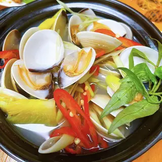 Hình ảnh Ngao Trắng Hấp Sả