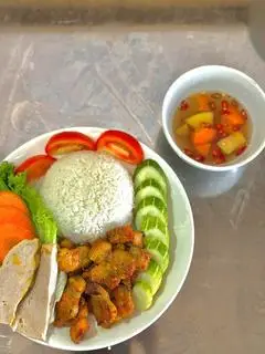 Hình ảnh Cơm chả thịt nướng