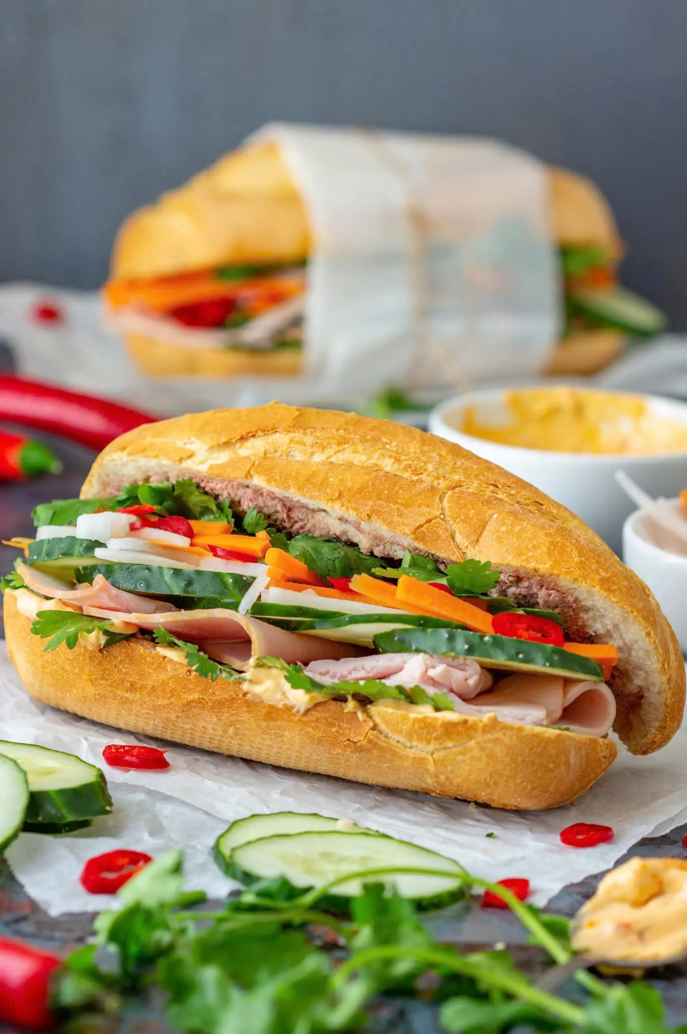 Hình ảnh Bánh mì Wow - thịt chả truyền thống