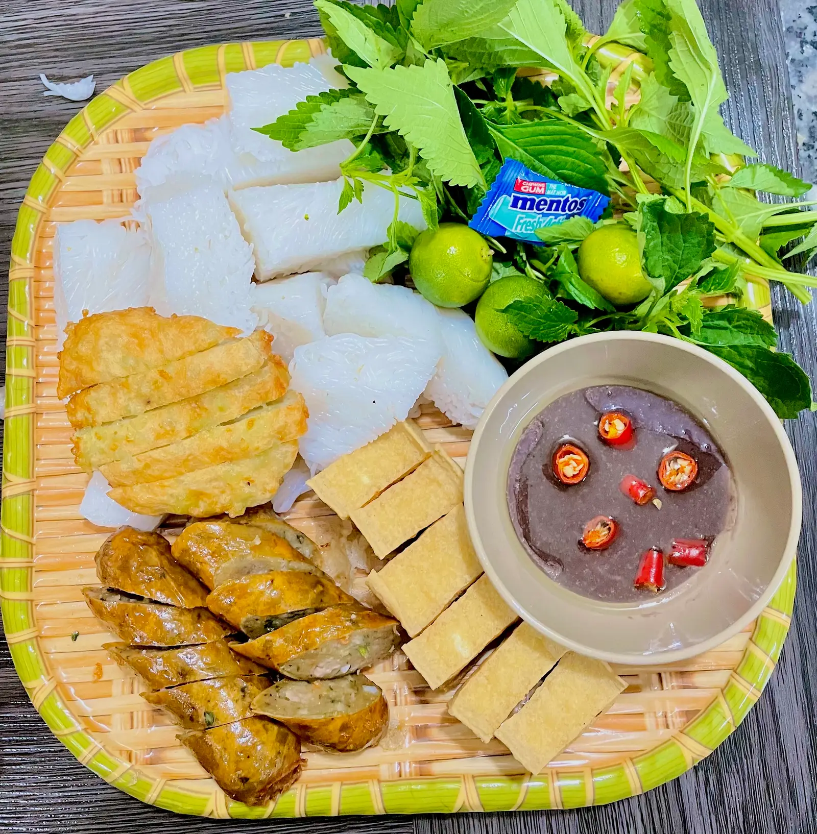 Hình ảnh Bún Đậu Mẹt Chả Cốm - Dồi Sụn