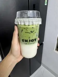Hình ảnh Matcha latte gạo rang - size L