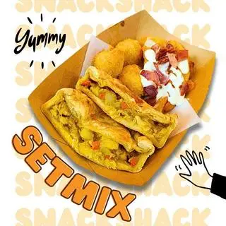 Hình ảnh Set 4: Bánh Pie Úc mix Gà Viên Phô Mai mix Khoai Phô Mai Thịt Xông Khói