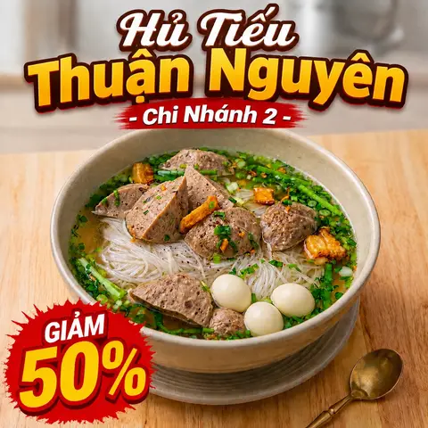 Hình ảnh Hủ Tiếu Mì Bò Viên - Bao No Bao Phê