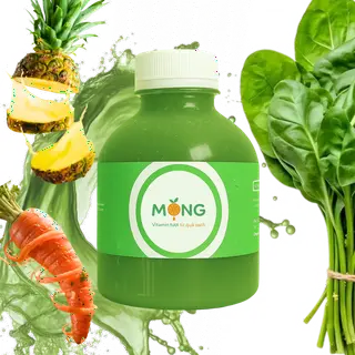 Hình ảnh Giải độc sáng da - Nước ép  CẢI BÓ XÔI x CÀ RỐT, THƠM