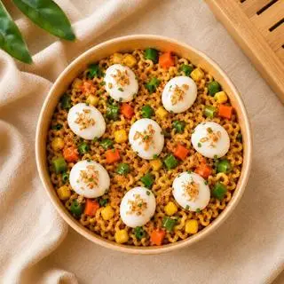 Hình ảnh Mì trộn indomie trứng cút