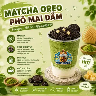 Hình ảnh Matcha Oreo Phô Mai Dầm 