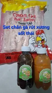 Hình ảnh Set chân gà rút xương sốt thái 