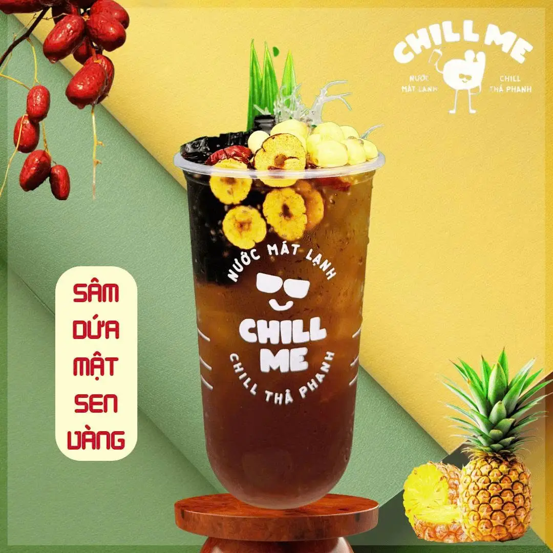 Hình ảnh Nước dứa mật sen vàng