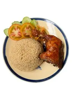 Hình ảnh cơm dương châu đùi gà