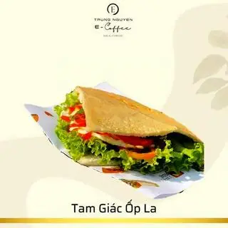 Hình ảnh Bánh mì tam giác ốp la