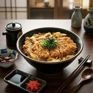Hình ảnh Tô cơm thịt heo chiên xù - Katsudon