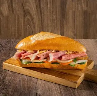 Hình ảnh Combo 2 bánh mì Sài Gòn đặc biệt - 1 chai sữa dừa