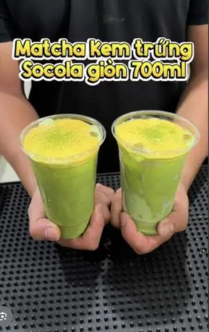 Hình ảnh Matcha Kem Trứng Socola Giòn