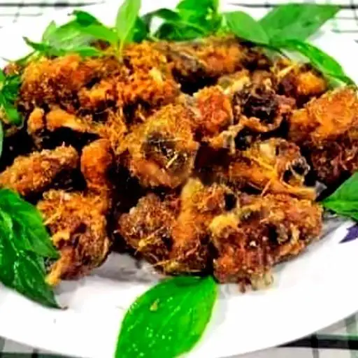 Hình ảnh Vịt rang muối đĩa to