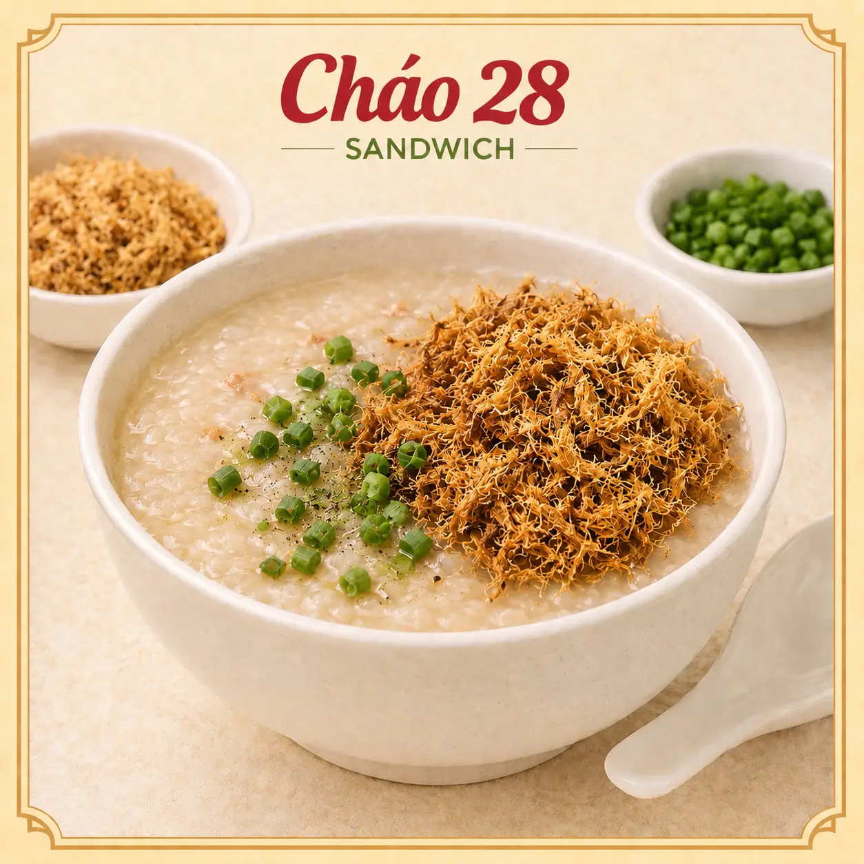 Hình ảnh Cháo ruốc nấm