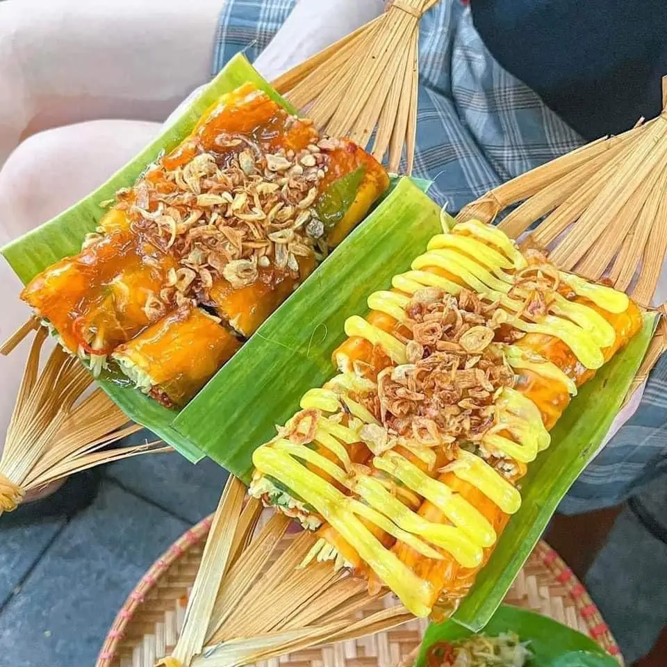 Hình ảnh Bánh Tráng cuộn sốt bơ ruốc