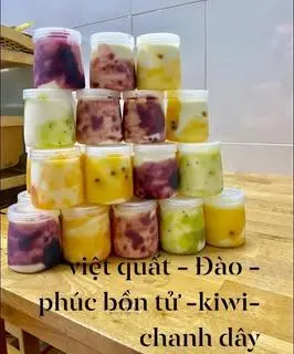 Hình ảnh Sữa chua dẻo vị trái cây tuỳ chọn