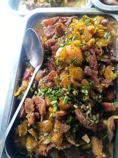 Hình ảnh thịt kho dưa mắm 