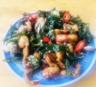 Hình ảnh Ếch chiên lá lốt