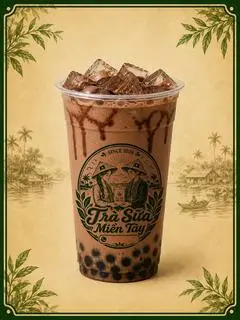 Hình ảnh Trà sữa socola - trân châu
