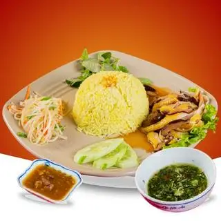 Hình ảnh Cơm Gà Sốt Nấm