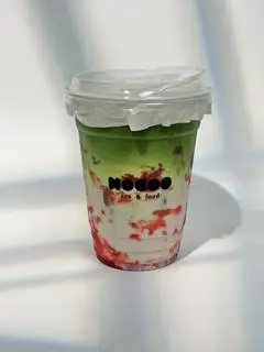 Hình ảnh Matcha latte dâu