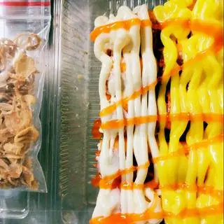 Hình ảnh bánh tráng cuốn mix mayonnaise, Bơ 