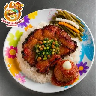 Hình ảnh Cơm sườn Miếng + Xíu Mại