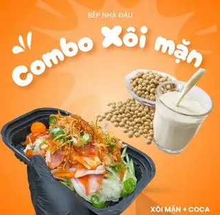 Hình ảnh COMBO Xôi mặn + sữa đậu