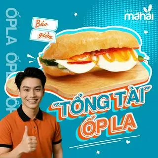 Hình ảnh Bánh mì ốp la 2 trứng