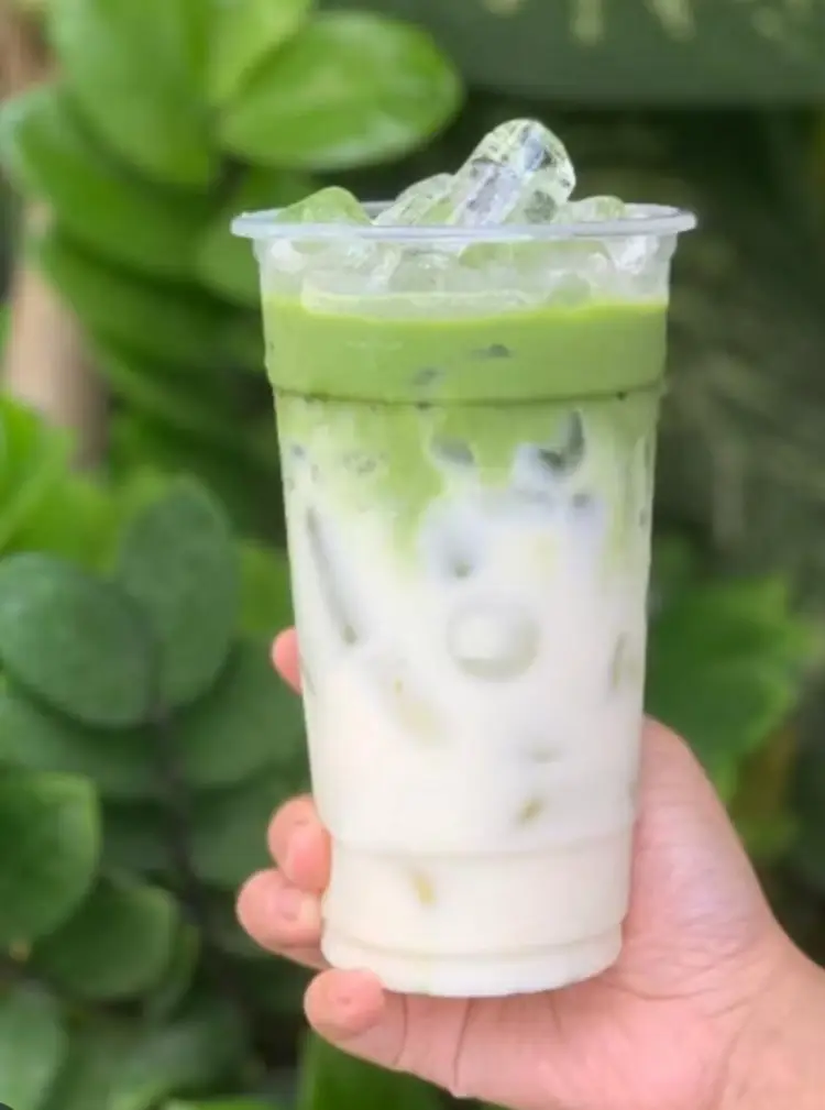 Hình ảnh sữa Gấu  latte matcha 