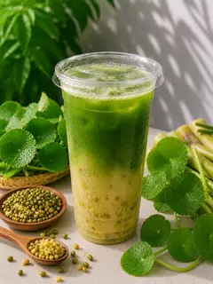 Hình ảnh Nước Rau Má Đậu Xanh - Ly Lớn 800ml