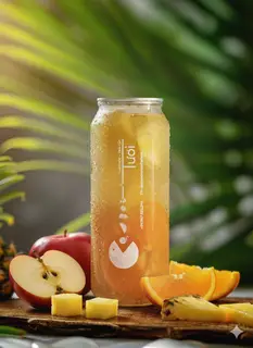 Hình ảnh Cam Nhiên - Táo - Cam - Dứa