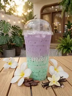 Hình ảnh Khoai Môn Latte Bạc Hà