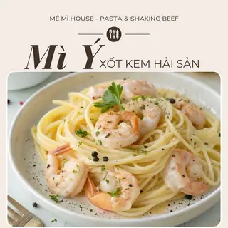 Hình ảnh Mì Ý xốt kem hải sản siêu ngon