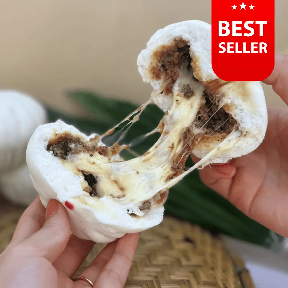 Hình ảnh Bánh bao Bò xốt tiêu Phô mai