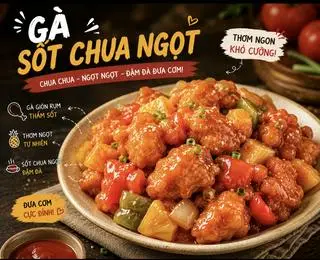 Hình ảnh Gà sốt chua ngọt