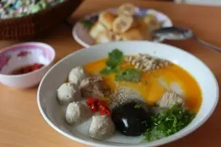 Hình ảnh Cháo bò viên - bắc thảo + Pepsi
