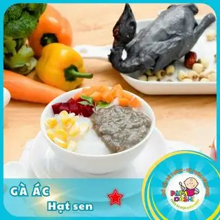 Hình ảnh Cháo gà ác hạt sen