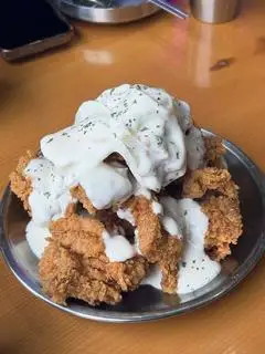 Hình ảnh Gà rán có xương sốt kem hành - Half